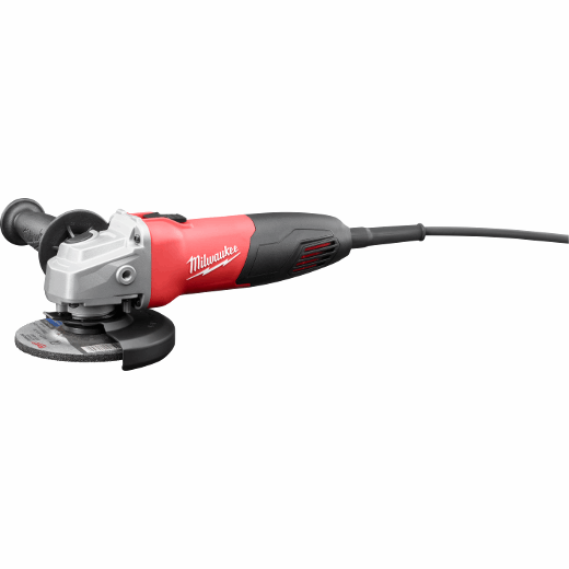 6130-33 MILWAUKEE 7 Amp Corded 4-1/2 in. Small Angle Grinder with Sliding Lock-On Switch