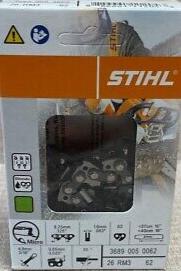 26RM3 62 Stihl CHAIN 16in RMC3 .325P .063G