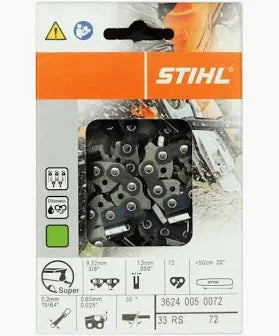 33RS 72 Stihl CHAIN 33RS 3/8P .050G