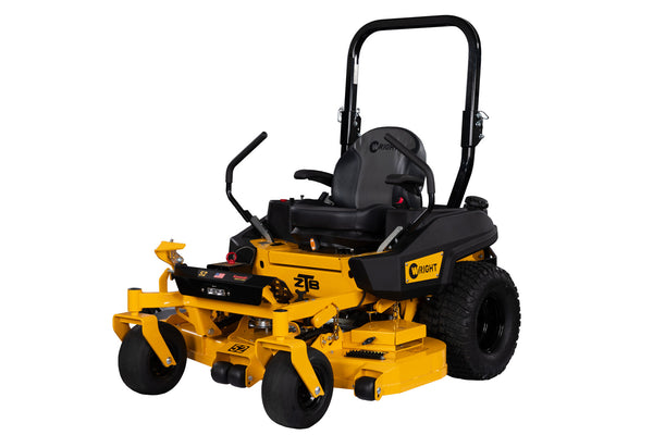 Wright ZTB zero-turn mower, front angle (52 inch deck shown)
