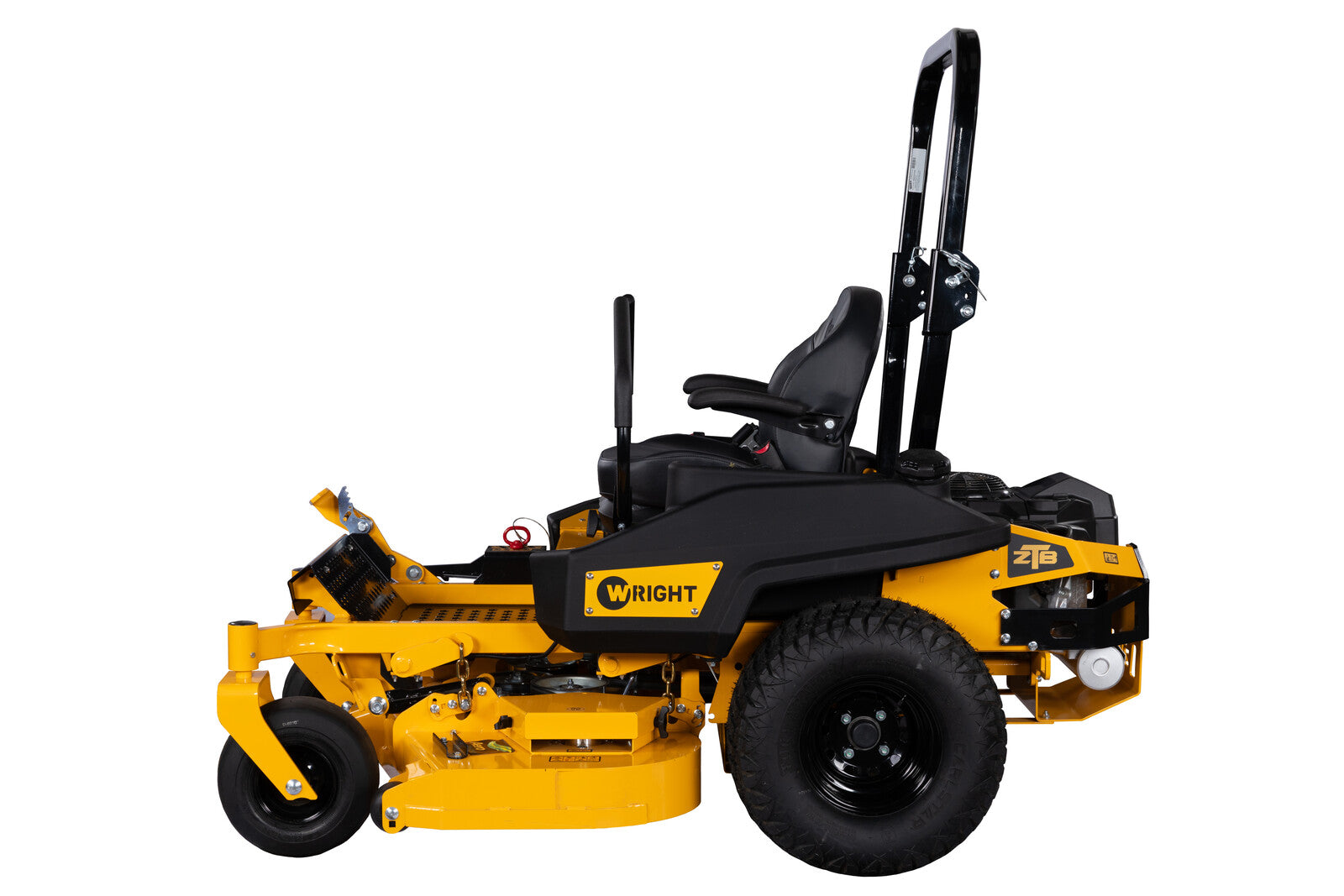 Wright ZTB zero-turn mower, side view (52 inch deck shown)